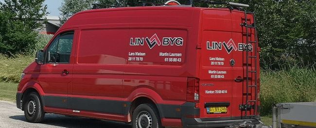 Lin Byg's firmabil - Din tømrer i Horsens, nær Juelsminde og Hedensted